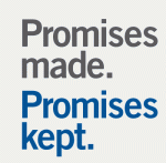 Promises made. Promises kept.